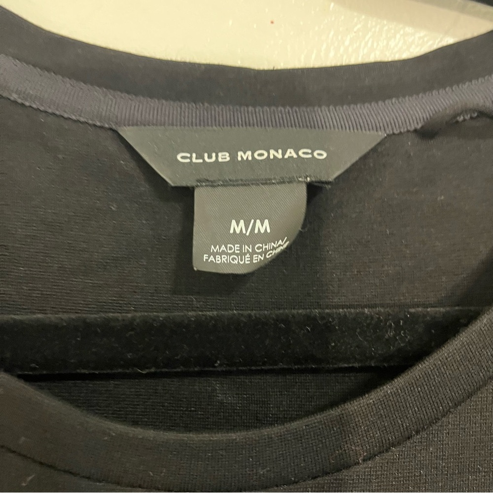 Club Monaco Elianna Shirt Sleeve Midi T Shirt Dress - Picture 10 of 13